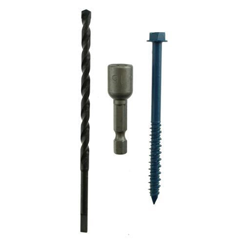 Cobra Concrete Screws Hex Head Pack of 25 6mm X 82mm