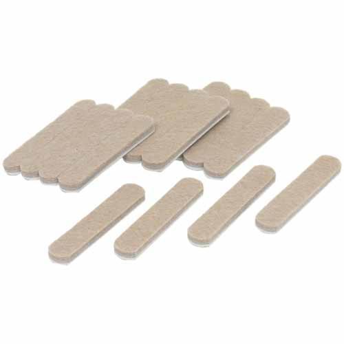 Soft Touch Felt Pads 13 X 67mm Oatmeal Pack of 16