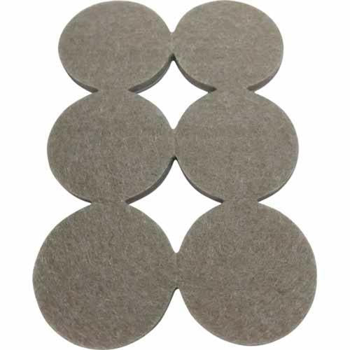 Soft Touch Felt Pads 38mm Oatmeal Pack of 24