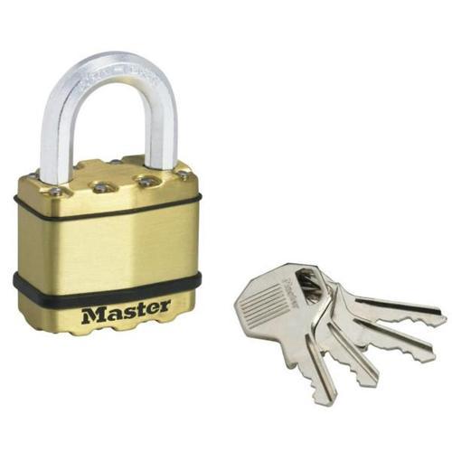 Master Lock Laminated Steel Padlock 50mm Brass M5BDAU