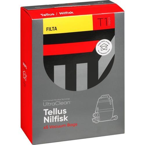 Ultra Clean Tellus Vacuum Cleaner Dust Bags 5L Pack of 5