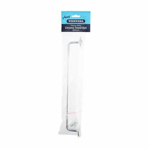 Wireware Towel Rail 305mm Chrome Plated