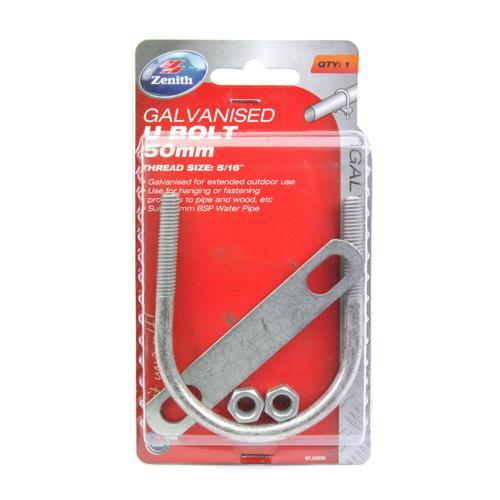 Zenith U Bolt 50mm Galvanised