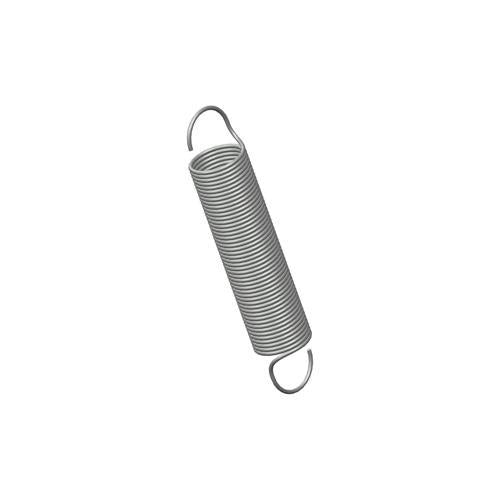 Century Extension Spring 8.74mm X 47.63mm X 0.64mm Zinc Plated