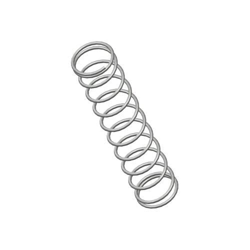 Century Compression Spring 11.13mm X 53.98mm X 0.81mm Zinc Plated Pack of 2
