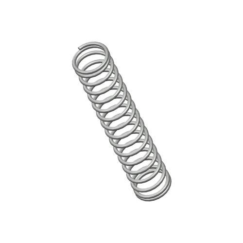 Century Compression Spring 14.30mm X 76.20mm X 1.37mm Zinc Plated
