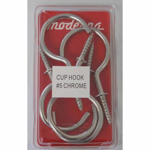 Moderna Cup Hook L: 70mm 35mm Pack of 5 CUP5C