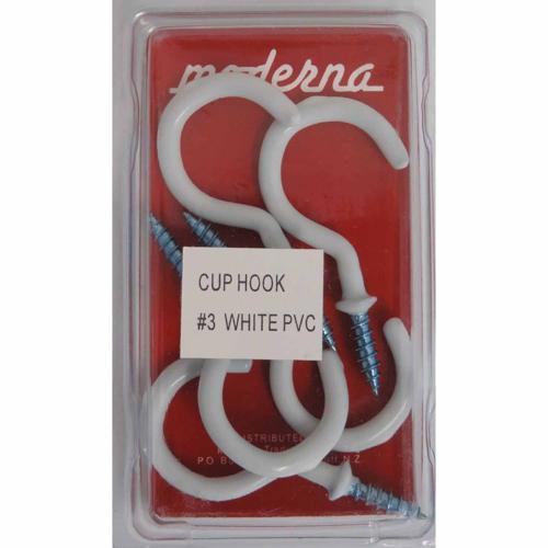 Moderna Cup Hook 45mm 15mm Pack of 5