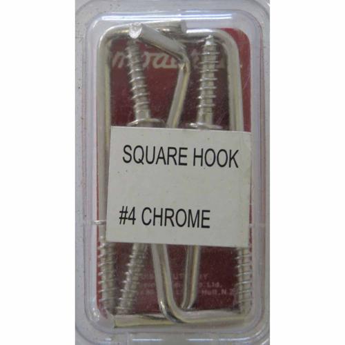 Moderna Square Hook L: 55mm. 15mm Pack of 5