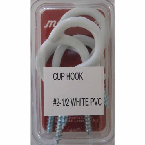 Moderna Cup Hook L: 50mm 25mm Pack of 5