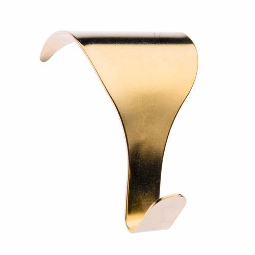 Zenith Moulding Hook Pack of 4 Brass Finish