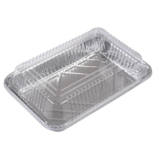 Grilled Aluminium Trays W/Plastic Lid
