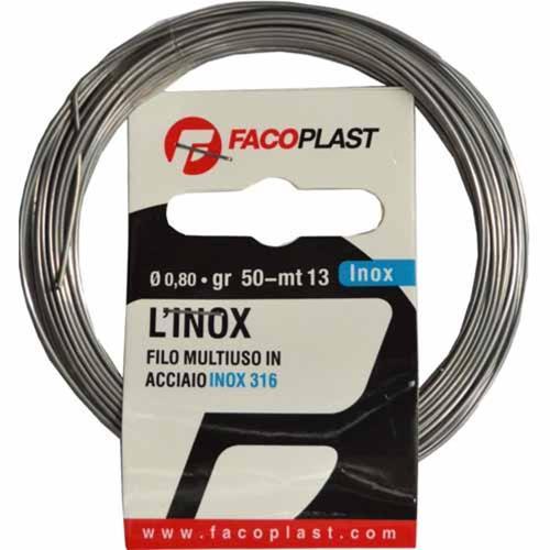 Faco Plast Multi-Purpose Wire Coil 0.8mm Stainless Steel 316