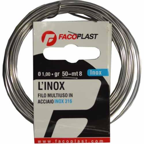 Faco Plast Multi-Purpose Wire Coil 1mm Stainless Steel 316