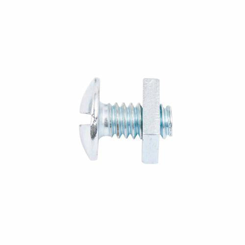 Zenith Mushroom Head Bolt And Nut 1/4 Inch X 12mm Zinc Plated Pack of 16
