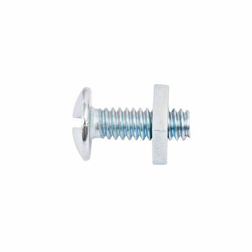 Zenith Mushroom Head Bolt And Nut 1/4 Inch X 18mm Zinc Plated Pack of 14