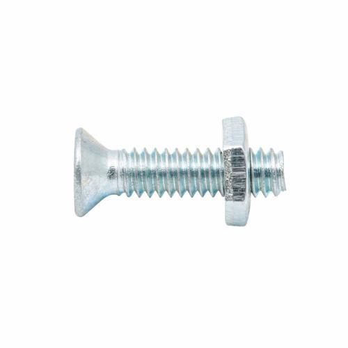 Zenith Mushroom Head Bolt & Nut 1/8 Inch X 12mm Zinc Plated Pack of 30