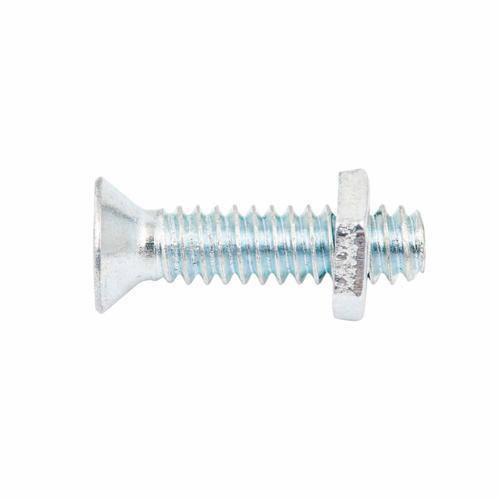 Zenith Countersunk Head Bolt & Nut 3/16 Inch X 18mm Zinc Plated Pack of 20
