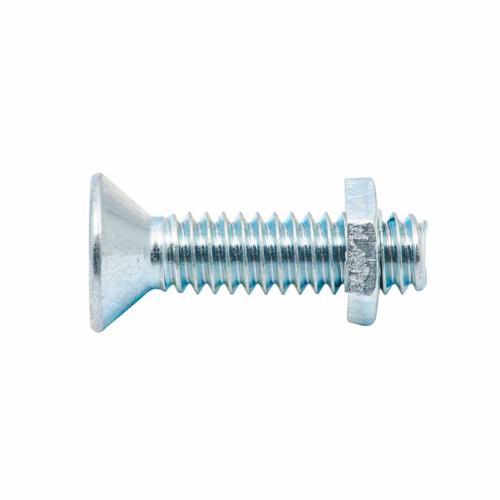 Zenith Countersunk Head Bolt & Nut 1/4 Inch X 25mm Zinc Plated Pack of 12