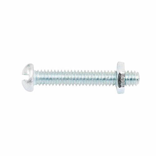 Zenith Round Head Bolt & Nut 5/32 Inch X 25mm Zinc Plated Pack of 20