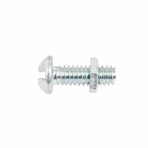 Zenith Round Head Bolt & Nut 1/4 Inch X 18mm Zinc Plated Pack of 15