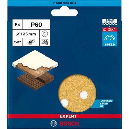 Bosch Expert C470 Sanding Discs G60 5pc 125mm
