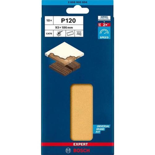 Bosch Expert C470 Sandpaper 120G 10pc 93 X 186mm