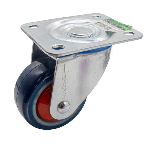 Winmore Hardware Rubber Swivel Castor 80mm Blue