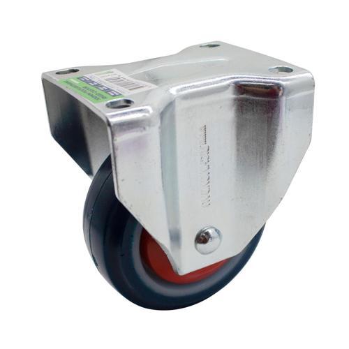 Winmore Hardware Rubber Fixed Castor 100mm Blue