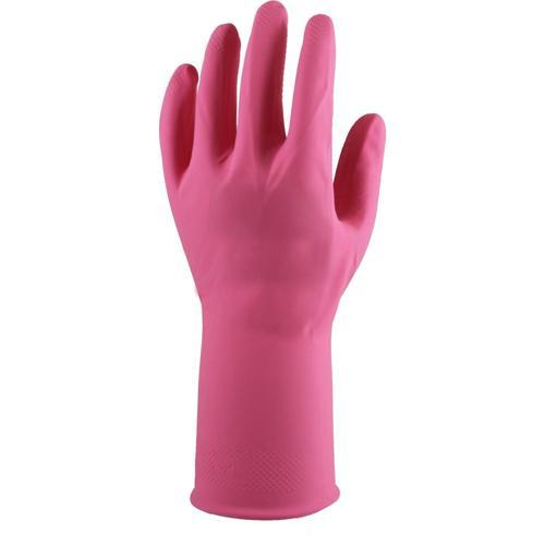 Lynn River Pink Comfort Household Rubber Glove Medium Pink