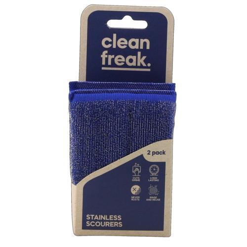 Clean Freak Stainless Steel Sponge Scourers