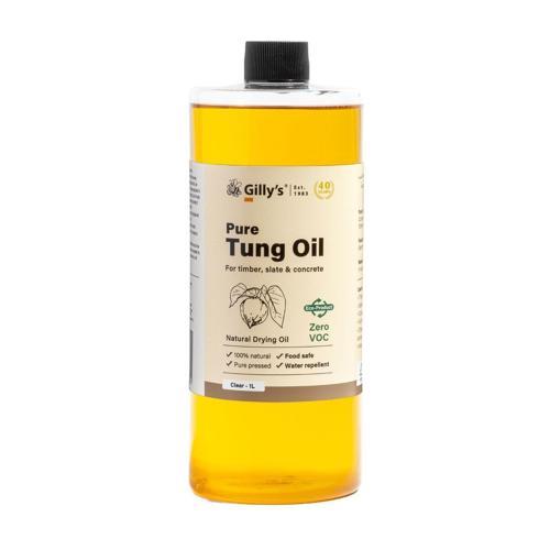 Gilly's Australia Pure Tung Oil 1L Clear