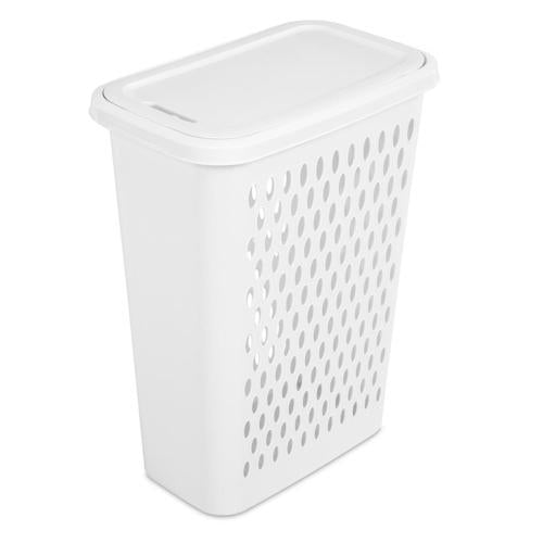 Sterilite Slim Laundry Hamper White