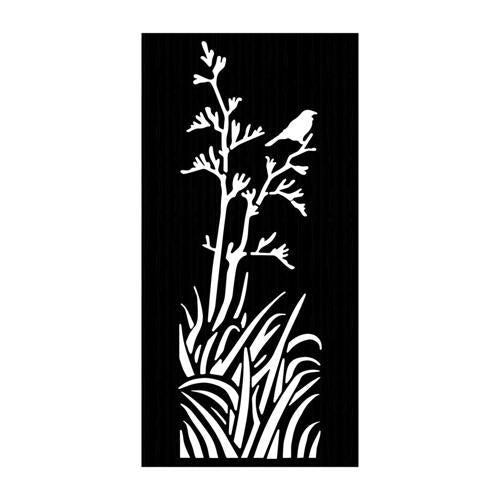 Strol SmartScreen Flax Decorative Screen 900 X 1800mm WPC Black