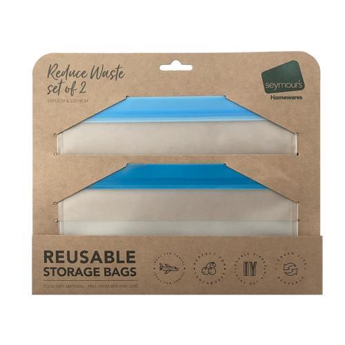 Seymours Lay Flat Reusable Bags 2 Pack
