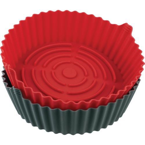 Airfryer Round Silicone Insert Set Of 2 23.5 X 22 X 7.5cm Pack of 2