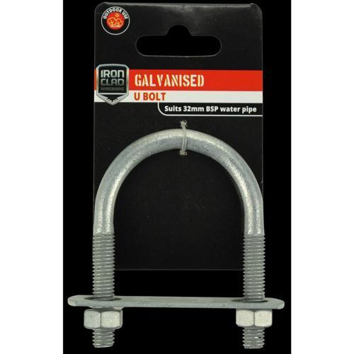 Iron Clad U Bolt 32mm Galvanised