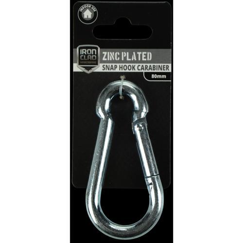 Iron Clad Snap Hook 80mm Zinc Plated