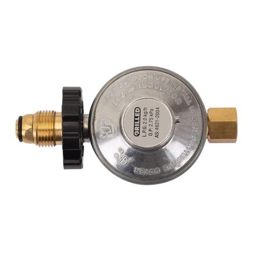 Grilled 2kg 180° POL Regulator 3/8 BSP Outlet