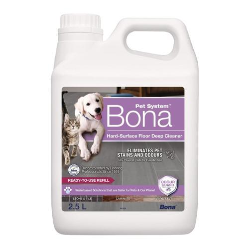 Bona Floorcare Pet System Hard Surface Floor Cleaner 2.5L Purple