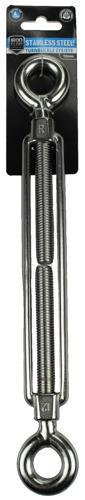 Iron Clad Turnbuckle Eye/Eye 12mm Stainless Steel 316