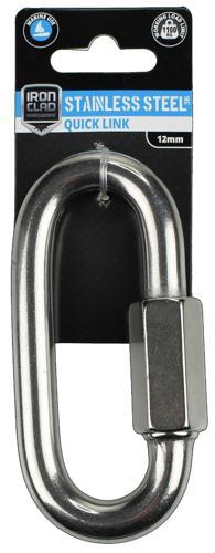 Iron Clad Quick Link 12mm Stainless Steel 316