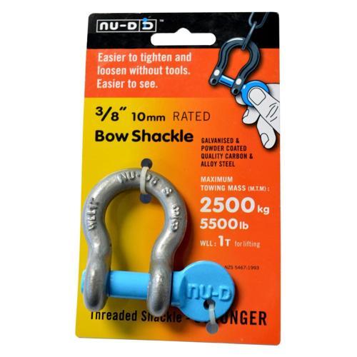 NU-D Bow Shackle 10mm Galvanised
