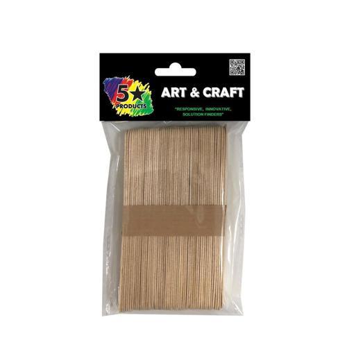 Art Extra Jumbo Popiscle Sticks Set Of 50 Pack of 50