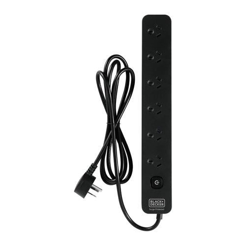 Black+Decker 6 Way Powerboard