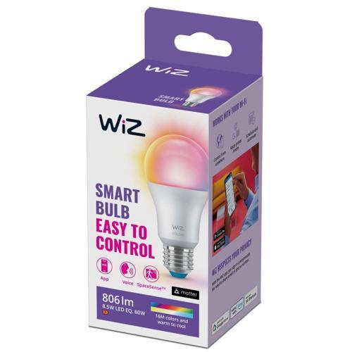 WiZ Bulb 8.5 Watt 806 Lumens E27 Colour RGB