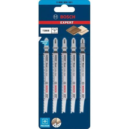 Bosch Wood 2 Side Clean T308B Jigsaw Blade 5PC 117mm