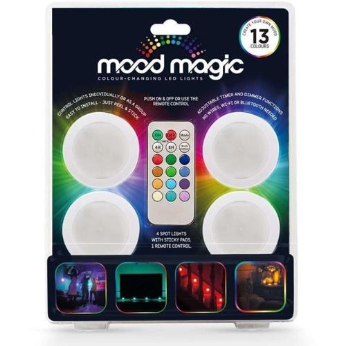 Mood Magic Lights 65mm White Pack of 4