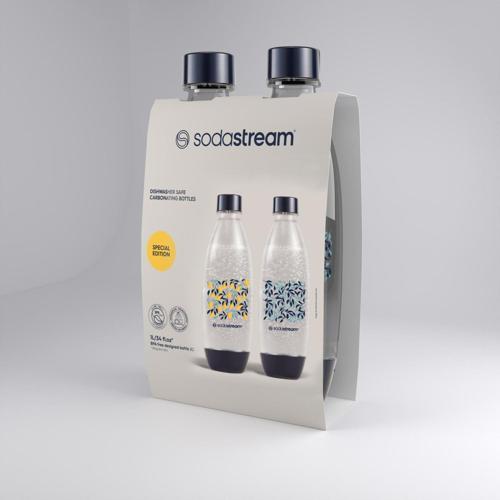 SodaStream Carbonating Bottles Twin Pack 1L Summer Fruits