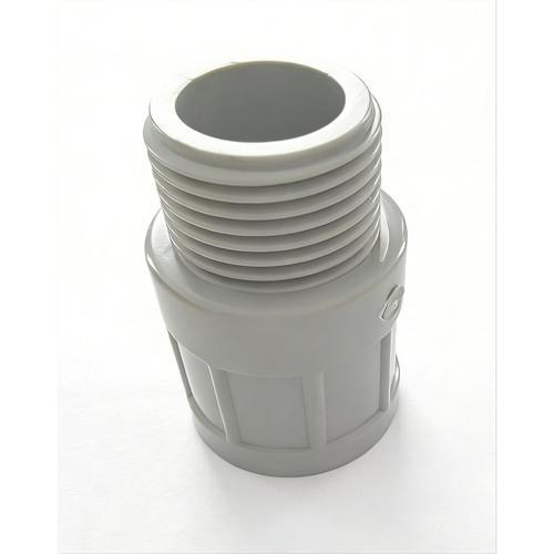 CONDUIT ADAPTOR PLAIN-SCREW 32mm GREY